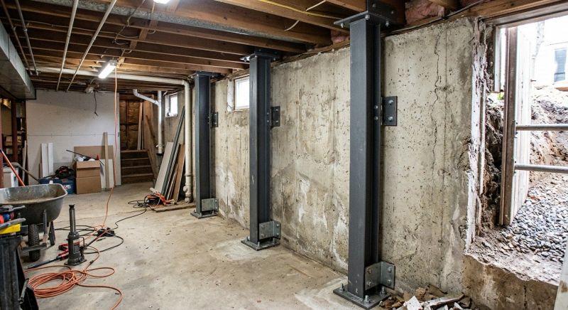 Basement Stabilization in Southington, CT