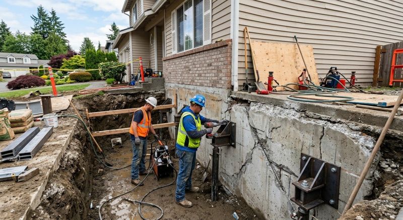 Building Foundation Repair in Branford, CT