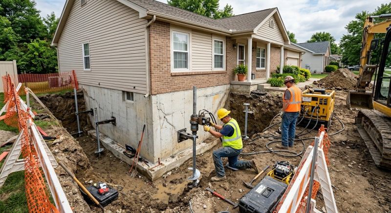 Building Foundation Repair in Wethersfield, CT