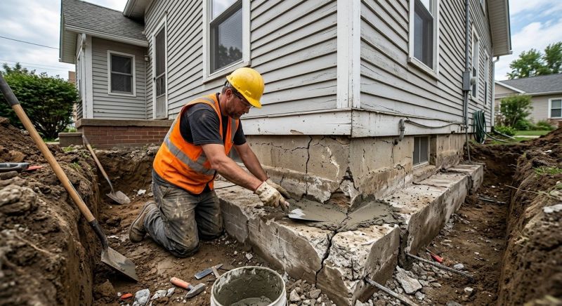 Concrete Foundation Repair in East Berlin, CT
