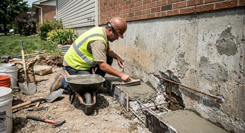 Concrete Foundation Repair in New Britain, CT