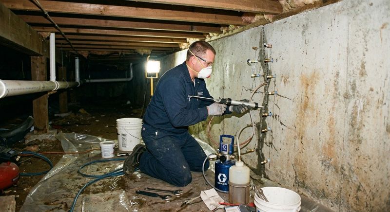 Crawlspace Foundation Repair in Bristol, CT