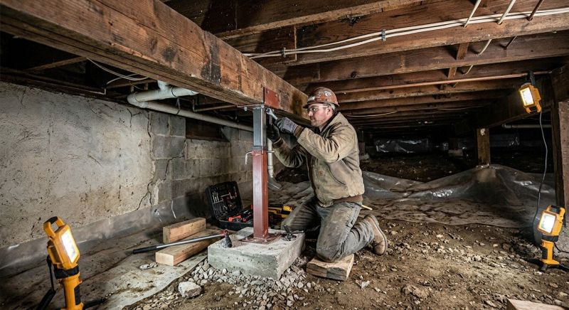 Crawlspace Foundation Repair in East Hartford, CT