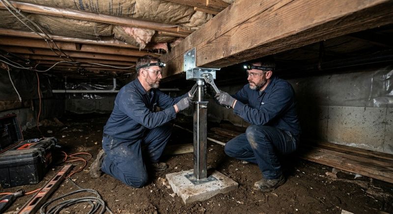 Crawlspace Foundation Repair in Middlebury, CT