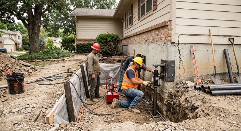 Deep Foundation Repair in Southington, CT