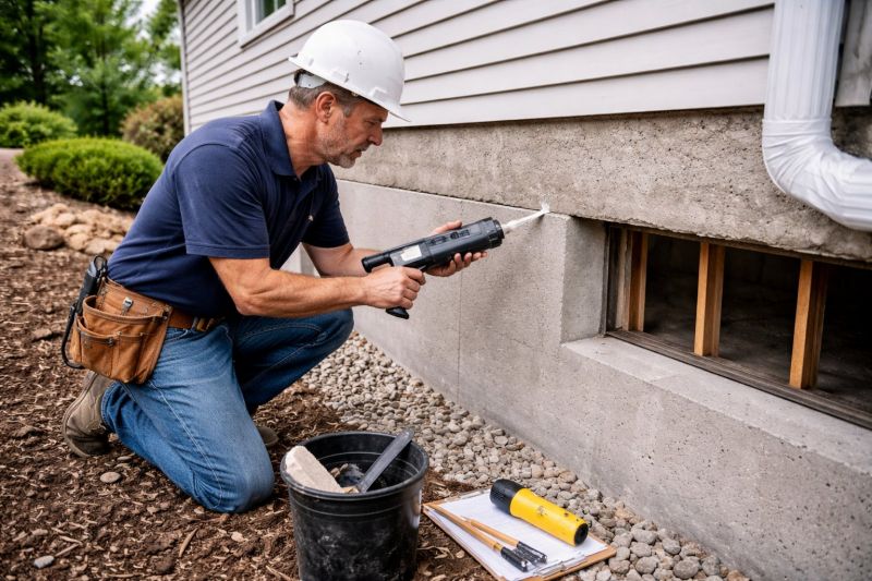 Foundation Crack Sealing in Southington, CT