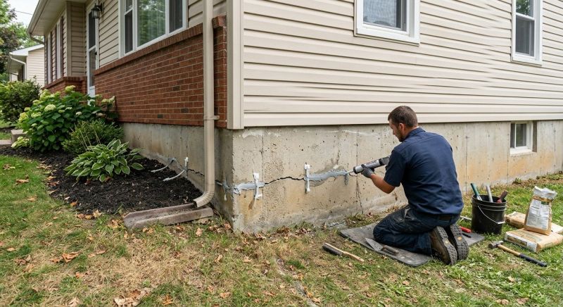 Foundation Cracks Repair in Southington, CT