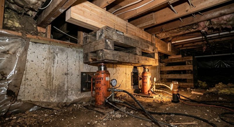 Foundation Jacking in Avon, CT