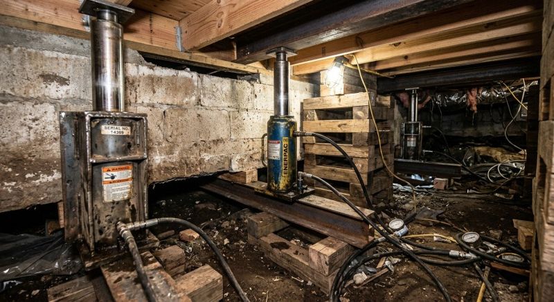 Foundation Jacking in Bristol, CT