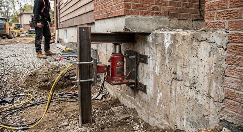 Foundation Jacking in Bristol, CT