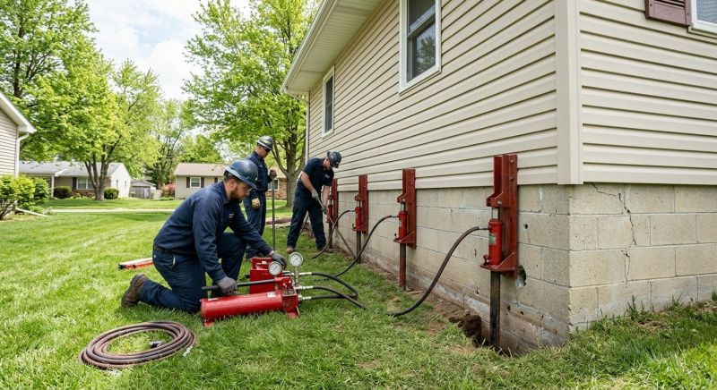 Foundation Jacking in Derby, CT
