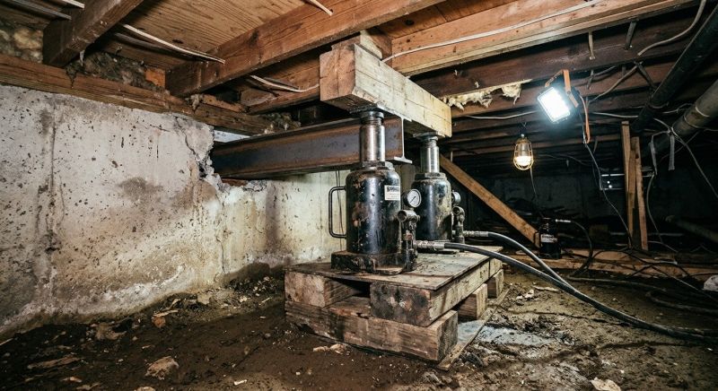 Foundation Jacking in Middletown, CT