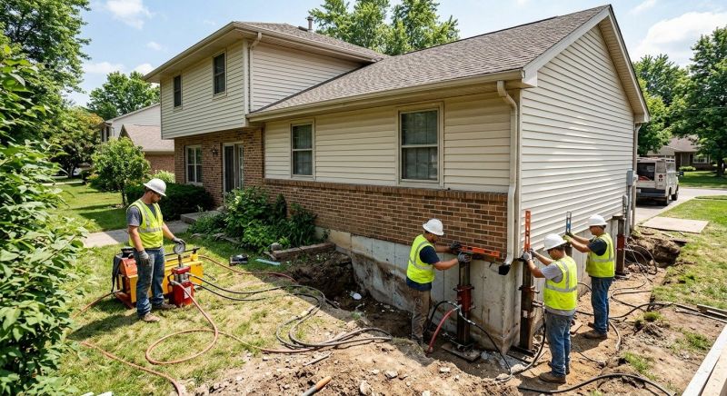 Foundation Jacking in Naugatuck, CT