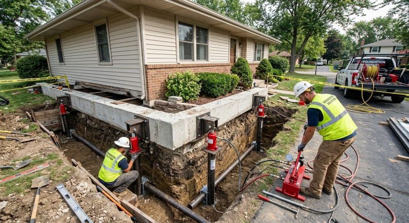 Foundation Jacking in New Hartford, CT