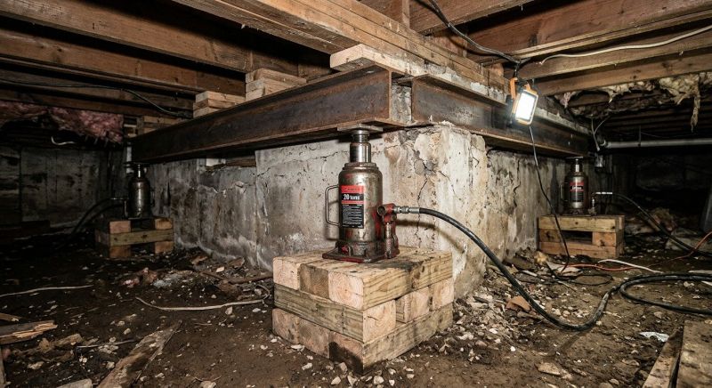 Foundation Jacking in Plainville, CT