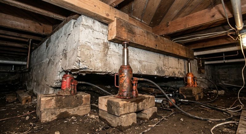 Foundation Jacking in Weatogue, CT