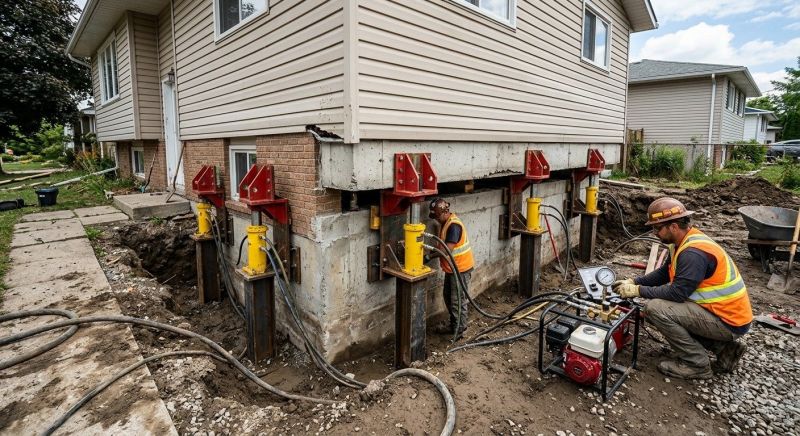 Foundation Lifting in Middletown, CT