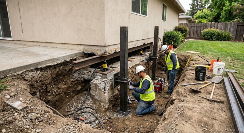 Foundation Pier Repair in Southington, CT