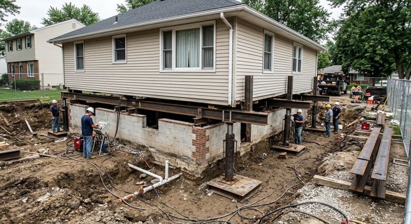 Foundation Raising in Ansonia, CT