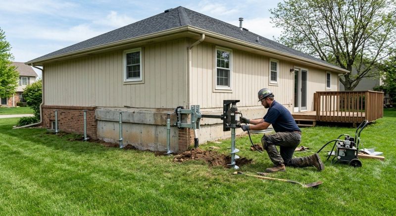 Foundation Raising in Higganum, CT