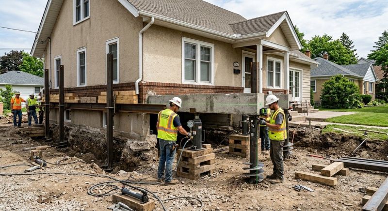 Foundation Releveling in Southington, CT