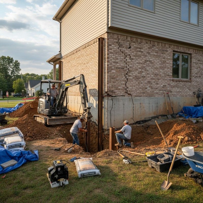 Home Foundation Repair in Higganum, CT