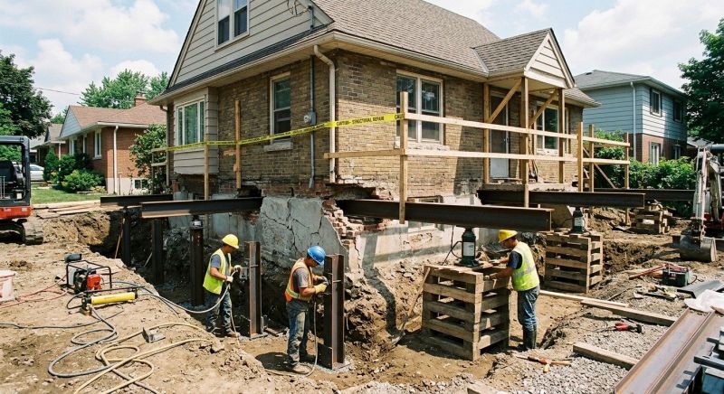 House Foundation Repair in Cheshire, CT