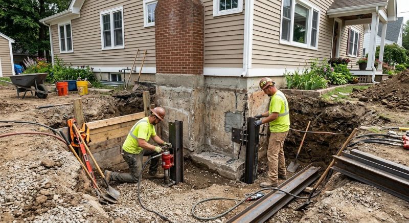 House Foundation Repair in Farmington, CT