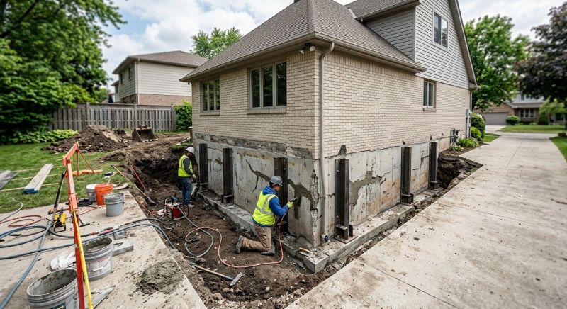 House Foundation Repair in Glastonbury, CT