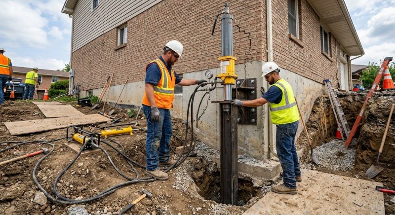 Settling Foundation Service in Cromwell, CT