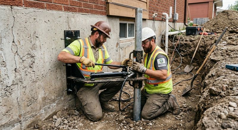 Settling Foundation Service in Durham, CT