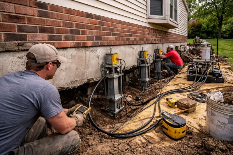 Settling Foundation Service in Plainville, CT