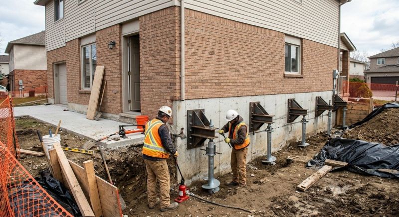 Structural Foundation Repair in Sandy Hook, CT