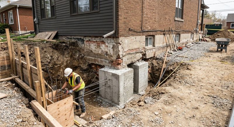 Structural Underpinning in Southington, CT