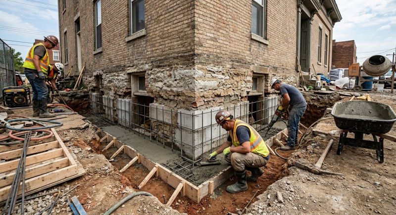 Structural Underpinning in Southington, CT