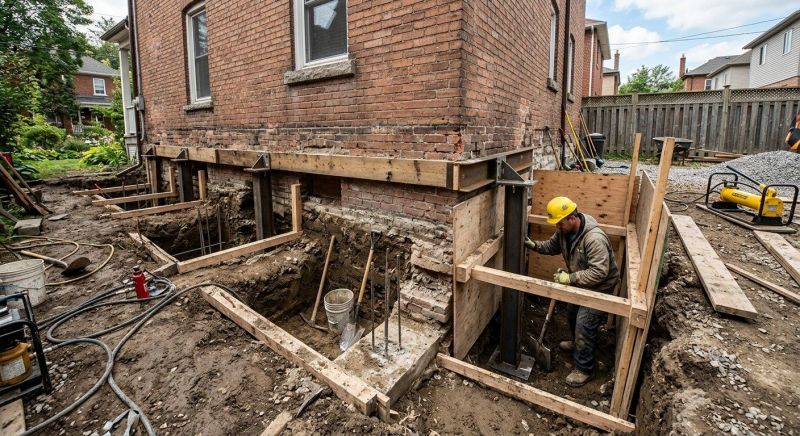 Structural Underpinning in Southington, CT